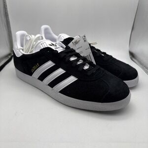 ADIDAS Originals Classic Gazelle Core Black Cloud White Gold BB5476 Men 10 NWB